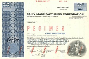 Bally Manufacturing Corporation